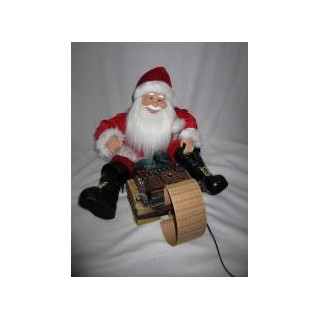 Babbo seduto con macchina da scrivere | CarinCasa