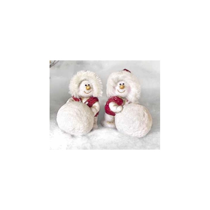 Pupazzi con palla di neve 2 soggetti assortiti 7 x 9 cm |…
