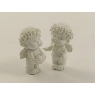 Angelo bianco mini in gesso | CarinCasa