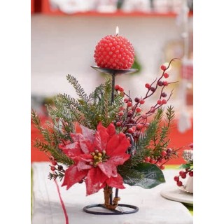 Sfera di bacche rosse cm 8 | CarinCasa