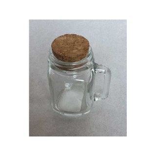 Barattolo a boccaccio con manico in vetro e tappo in…