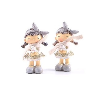 Bimba con coniglio e cerchietto | CarinCasa