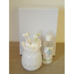 Profumatore da 100ml essenza the verde con stick e scatola regalo