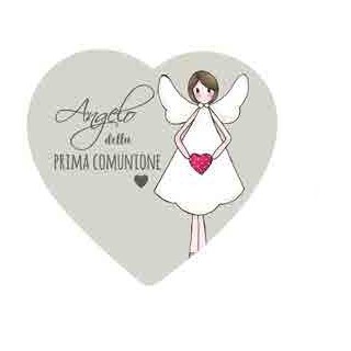 Quadretto in legno profumato Cuore angelo della prima…