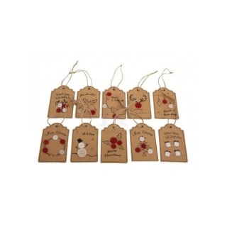 Tag di natale 9 cm | CarinCasa