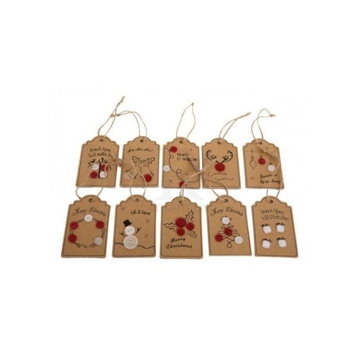 Tag di natale 9 cm | CarinCasa