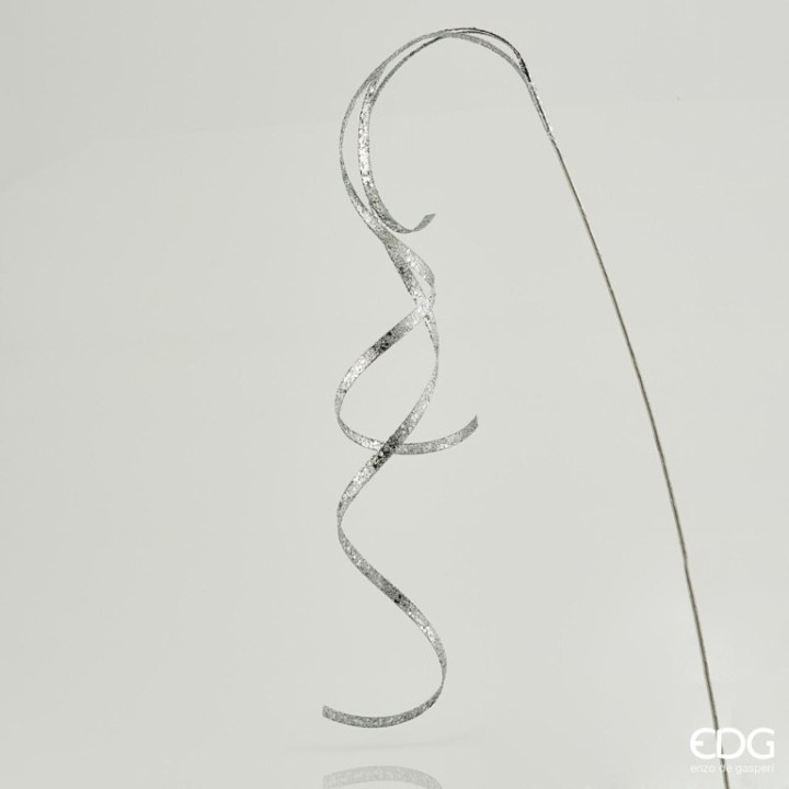 Filante glitter sottile argento h.155 cm | CarinCasa