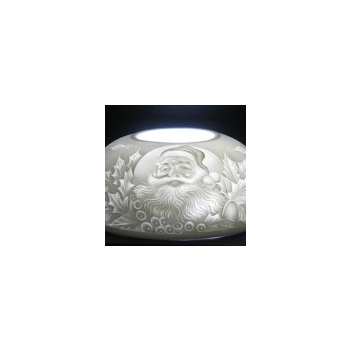 Lume babbo natale porcellana 13 x 10 cm | CarinCasa