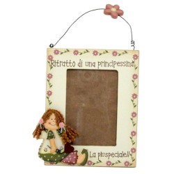 Portafoto legno bimba