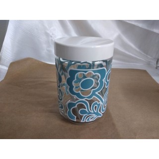 Barattolo da litro turchese fiori & abbracci cm 30 |…