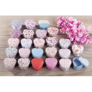 Scatolina latta cuore ass.24 dec. Cm.7,5x7xh.4 imb.96 |…