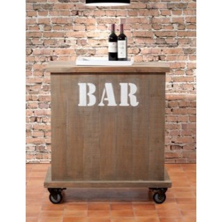 Mobile bar in legno cm.90x48xh104 | CarinCasa