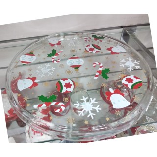 Vassoio rotondo natale fantasy | CarinCasa