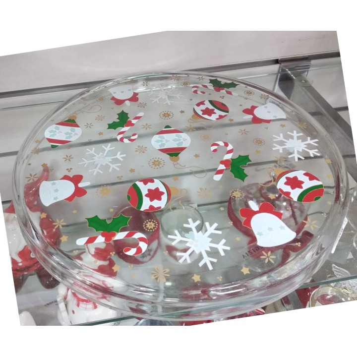 Vassoio rotondo natale fantasy | CarinCasa