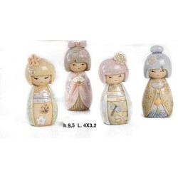 Giapponesina 9.5 cm. 4 as. Resina