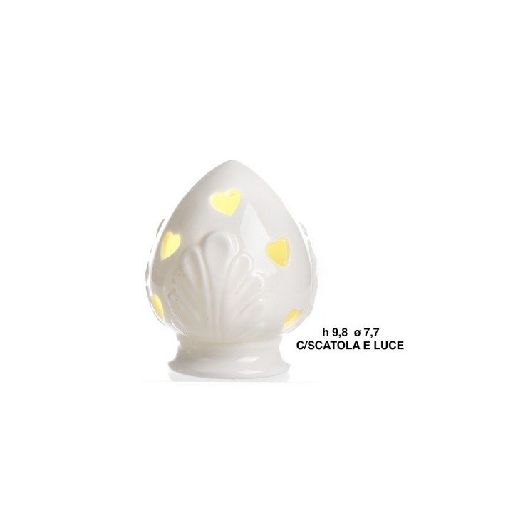 Pumo 9.8 cm. Porcellana-luce g.box | CarinCasa