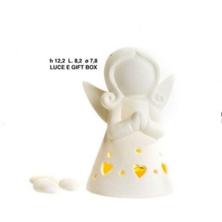 Angelo stil. 12.2 cm. Porcellana bia-luce g.box | CarinCasa