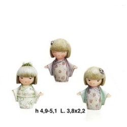 Giapponesina 5.1 cm. 3 as. Resina