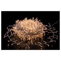 Catena luminosa 400 minilucciole LED bianco caldo