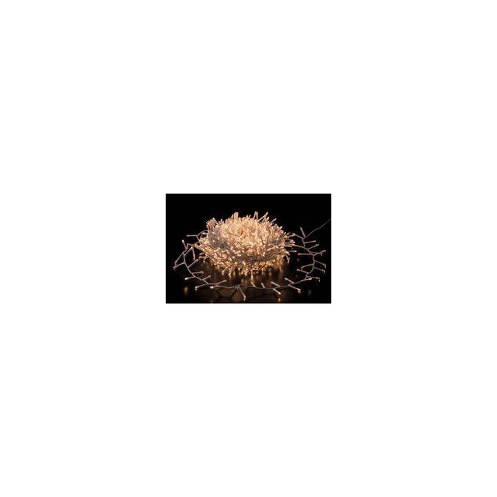 Catena luminosa 400 minilucciole LED bianco caldo