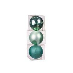 Sfera verde natalizia tiffany assortite 3 fantasie