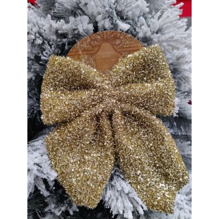 Fiocco di natale oro gold 20x23 | CarinCasa