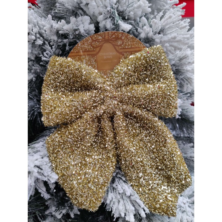 Fiocco di natale oro gold 20x23 | CarinCasa