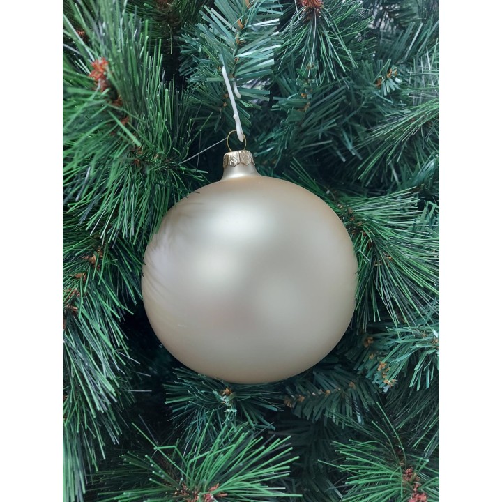 Sfera in vetro 120 mm opaca gold | CarinCasa