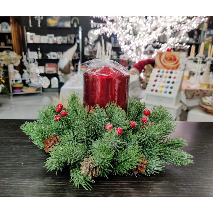 Corona pino ghiacciato | CarinCasa