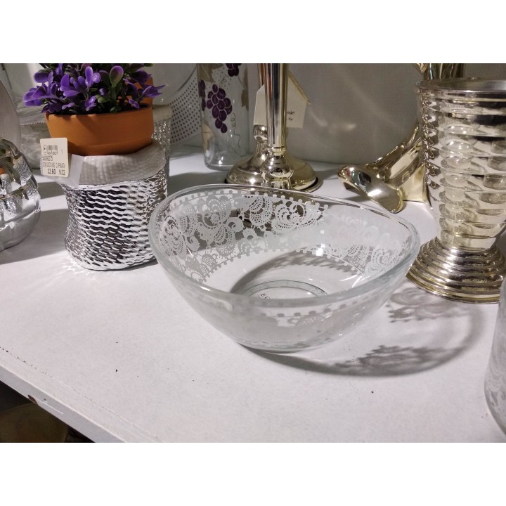 Coppetta onda pizzo bianco | CarinCasa