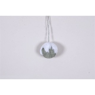 Sfera di juta grigia 6 cm | CarinCasa