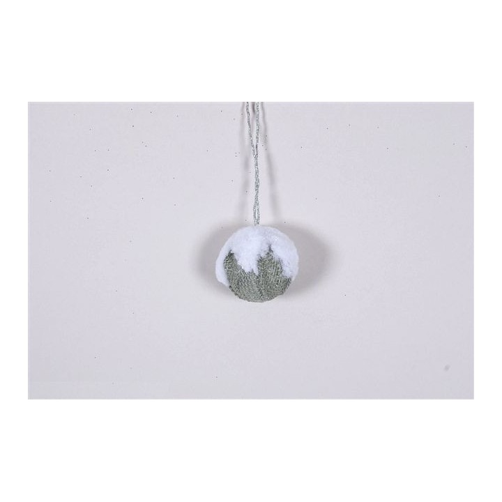 Sfera di juta grigia 6 cm | CarinCasa