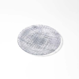 Piatto dolce woody silver cm 22 | CarinCasa