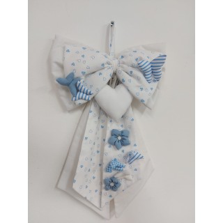 Fiocco nascita grande bimbo 53x32 cm | CarinCasa