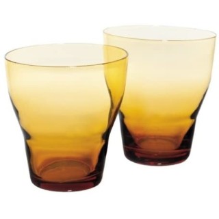 Bicchiere conica arancio acqua 300 ml | CarinCasa