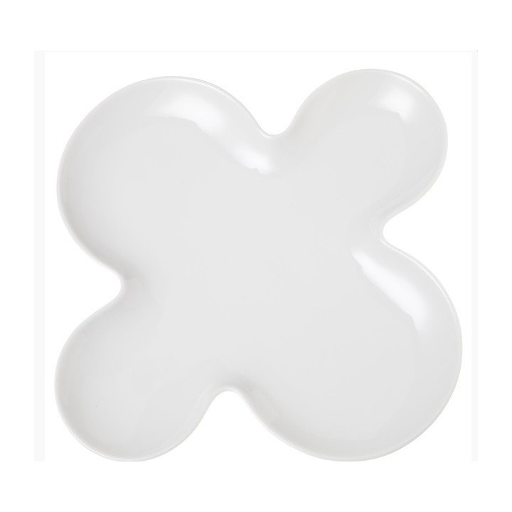 Piatto Quadrifoglio in porcellana cm 25X25 Tendence Tognana…
