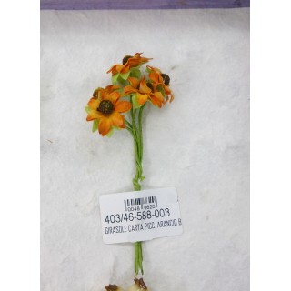 Girasole carta picc. Arancio bust.144 | CarinCasa