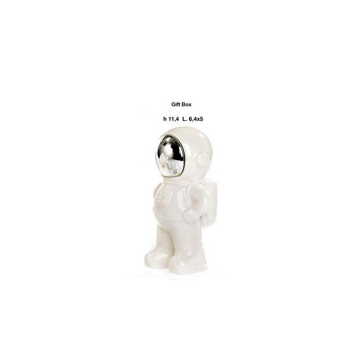 Astronauta 11.4 cm. Porcellana g.box | CarinCasa