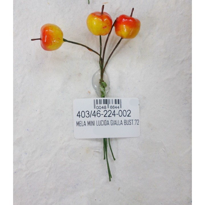 Mela mini lucida gialla bust.72 | CarinCasa