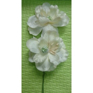 Fiore stoffa bianco | CarinCasa