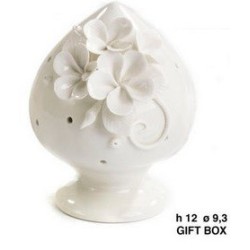 Pumo/fiori 12 cm. Porcellana g.box