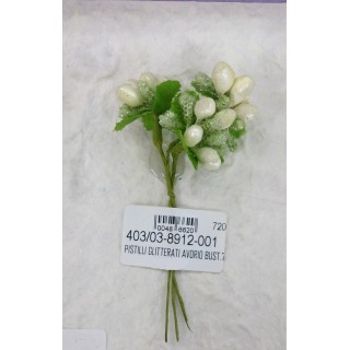 Pistilli glitterati avorio bust.72 | CarinCasa