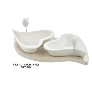 Set vas-2 ciot. Cu-spi. 27.3 cm. Porc-leg g.box | CarinCasa