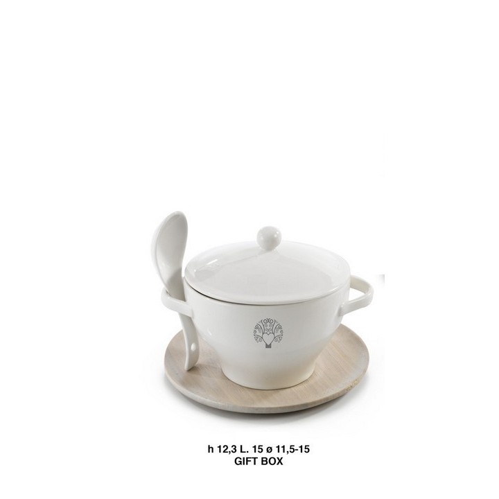 Set zupp-pia-cuc.11.5 cm. Porc-bam-g.box | CarinCasa