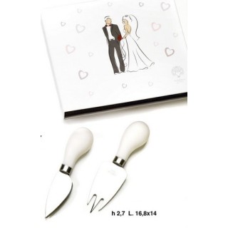 Set colt-forch. Form. 16.8 cm. Metal c.box | CarinCasa