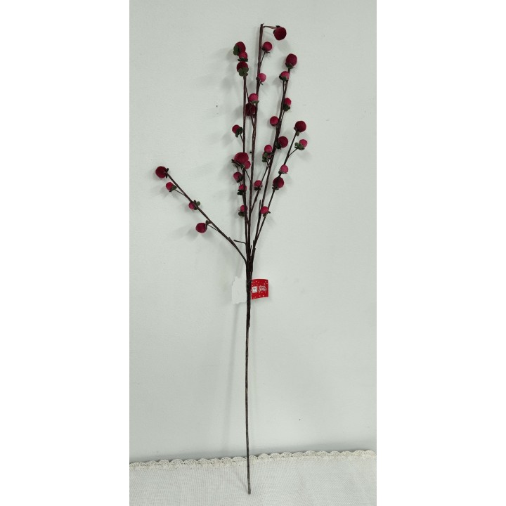 Ramo multiplo dl bacche 123 cm rosso | CarinCasa