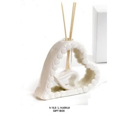 Diffondipr. Cuore/rose-cuore 14.6 cm. Porc. G.box