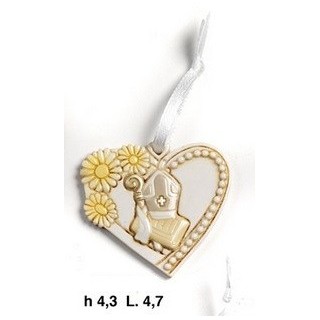 Cuore/mitria-pastorale 4.7 cm. Resina-ap | CarinCasa