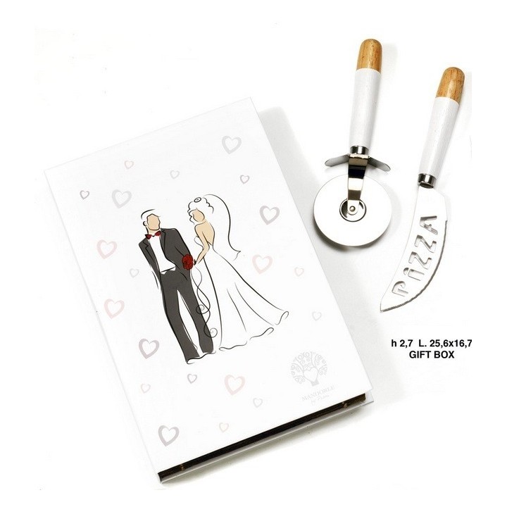 Set colt-rotel. X pizza 25.6 cm. Metal c.box | CarinCasa