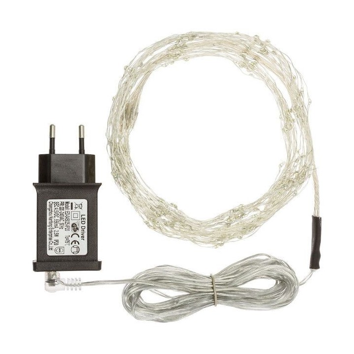Cascata di luci 15 calate da 1 metro 300 micro led bianco…